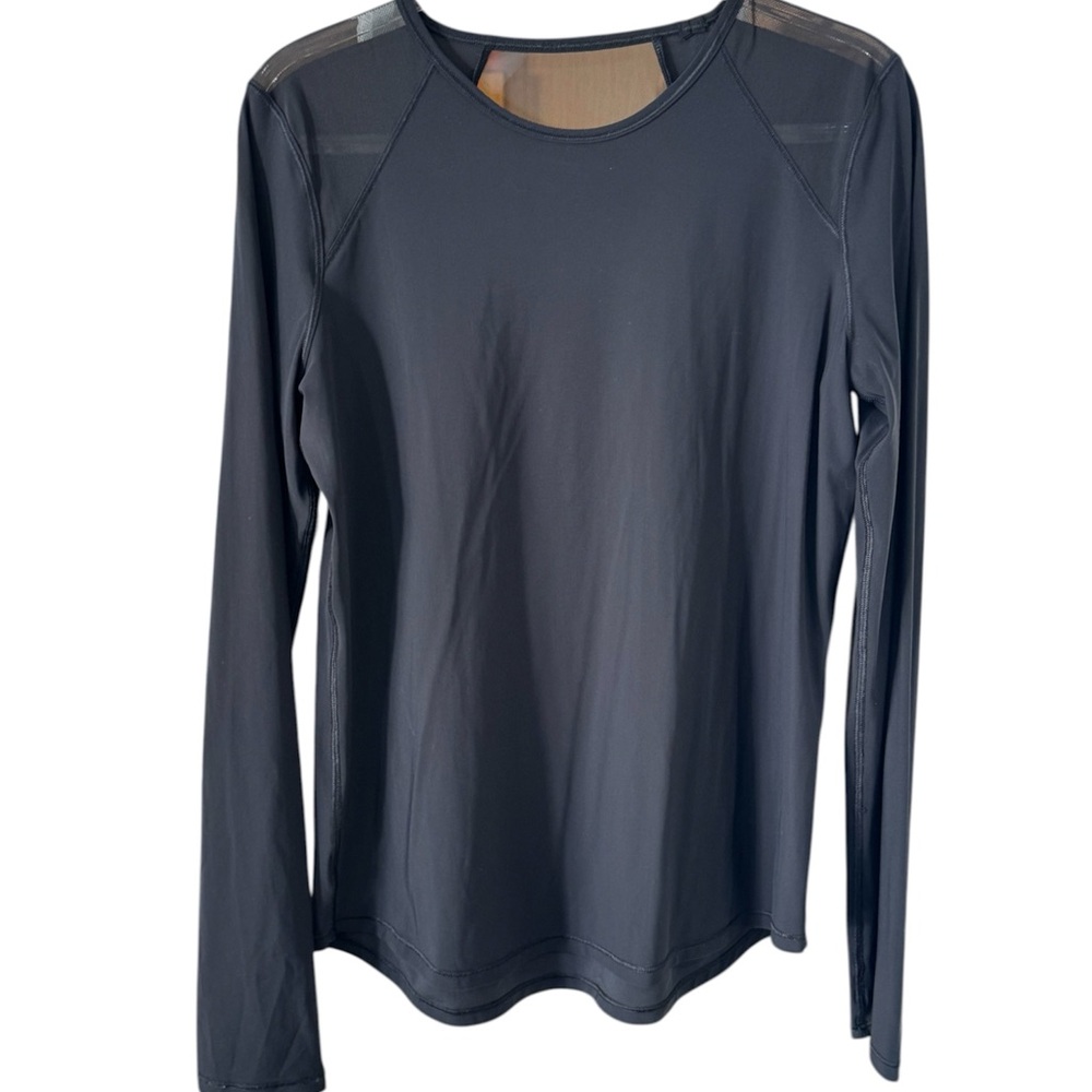 ▪️🖤 lululemon athletica Black Long-Sleeve Top with Mesh Shoulders 🖤▪️ - Picture 5 of 5